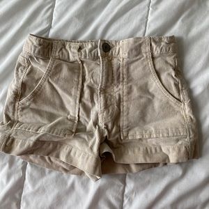 AMERICAN EAGLE TAN CORDUROY SHORTS